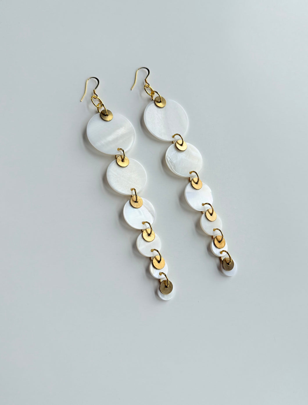 M.O.P Shell Earrings + Circles +