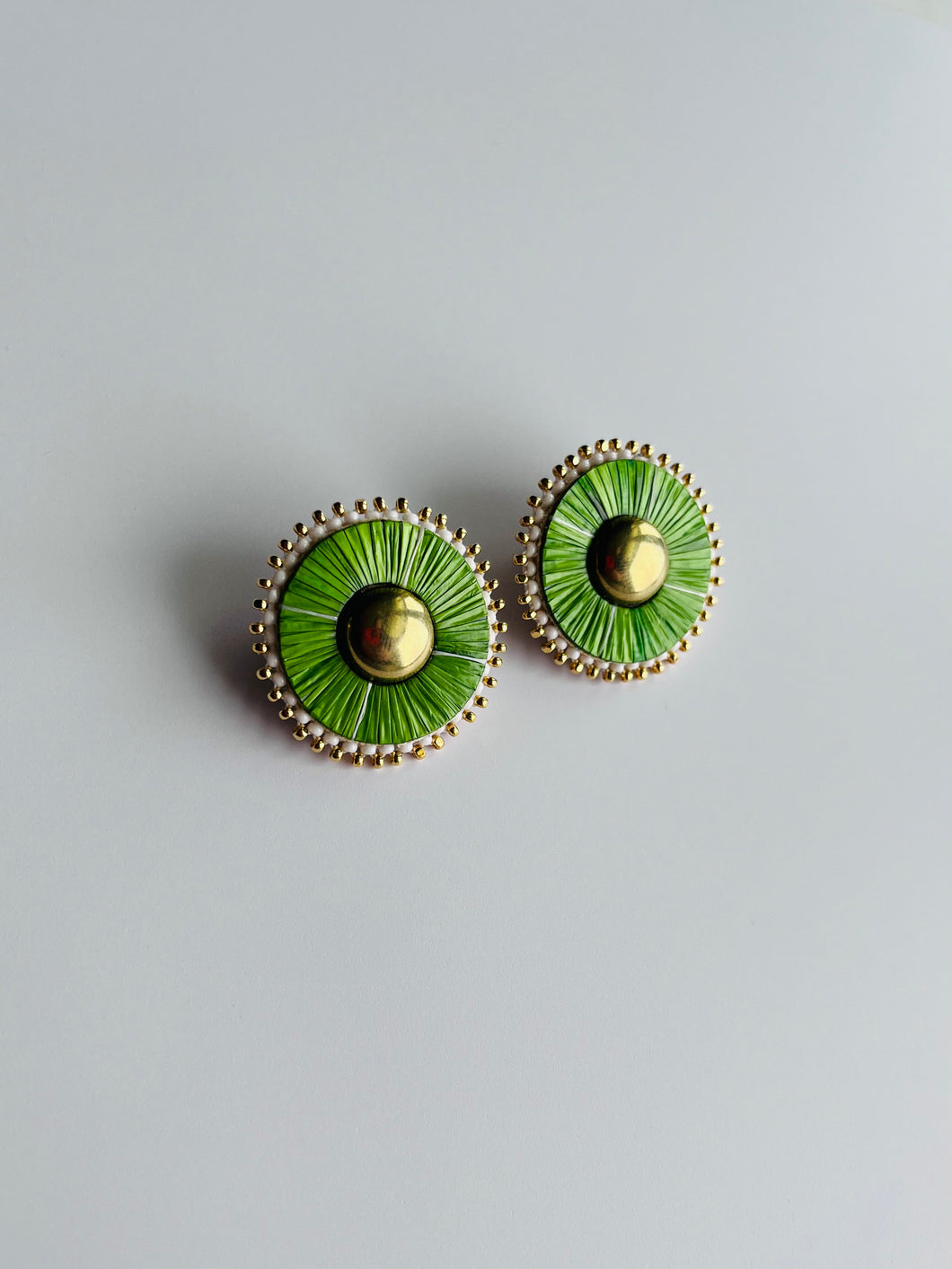 Porcupine Quill Studs + Green K +