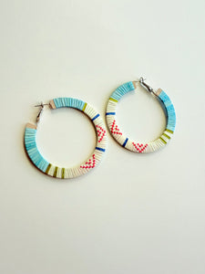 Porcupine Quill Hoop Earrings + 31 +